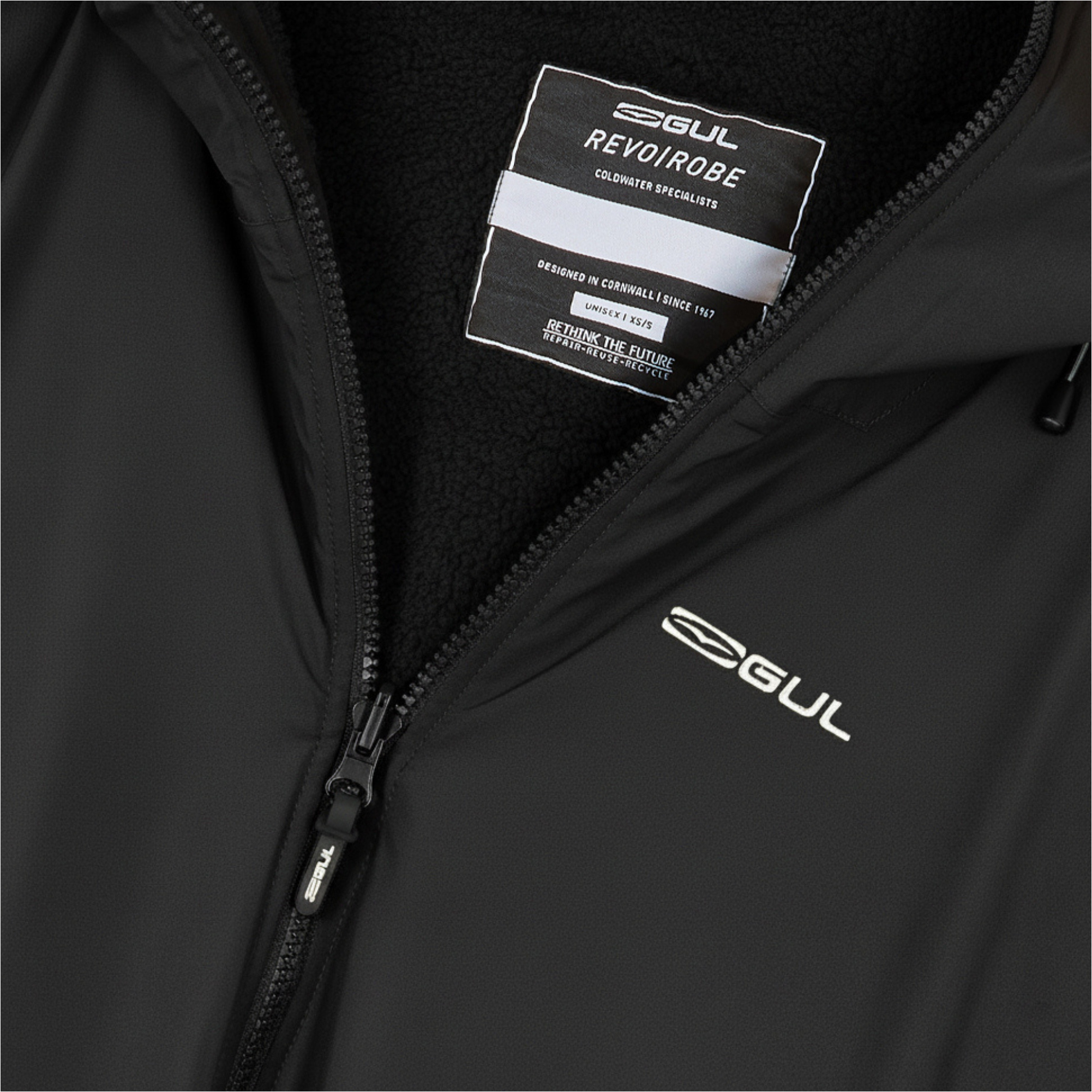 2025 Gul Revorobe Long Sleeve Changing Robe AC0135-C6 - Black / Black